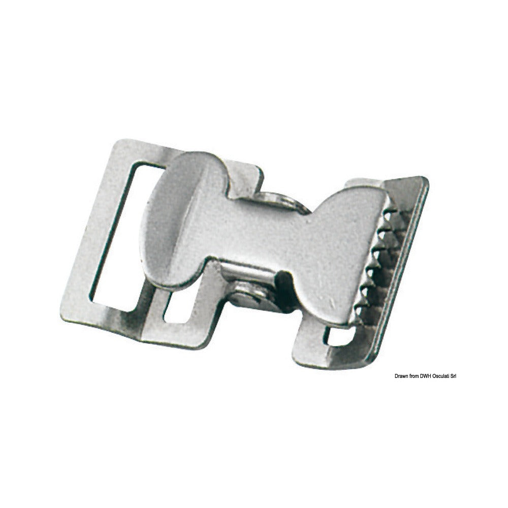 Stainless steel strap buckle