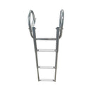 Gangplank telescopic ladder with handles