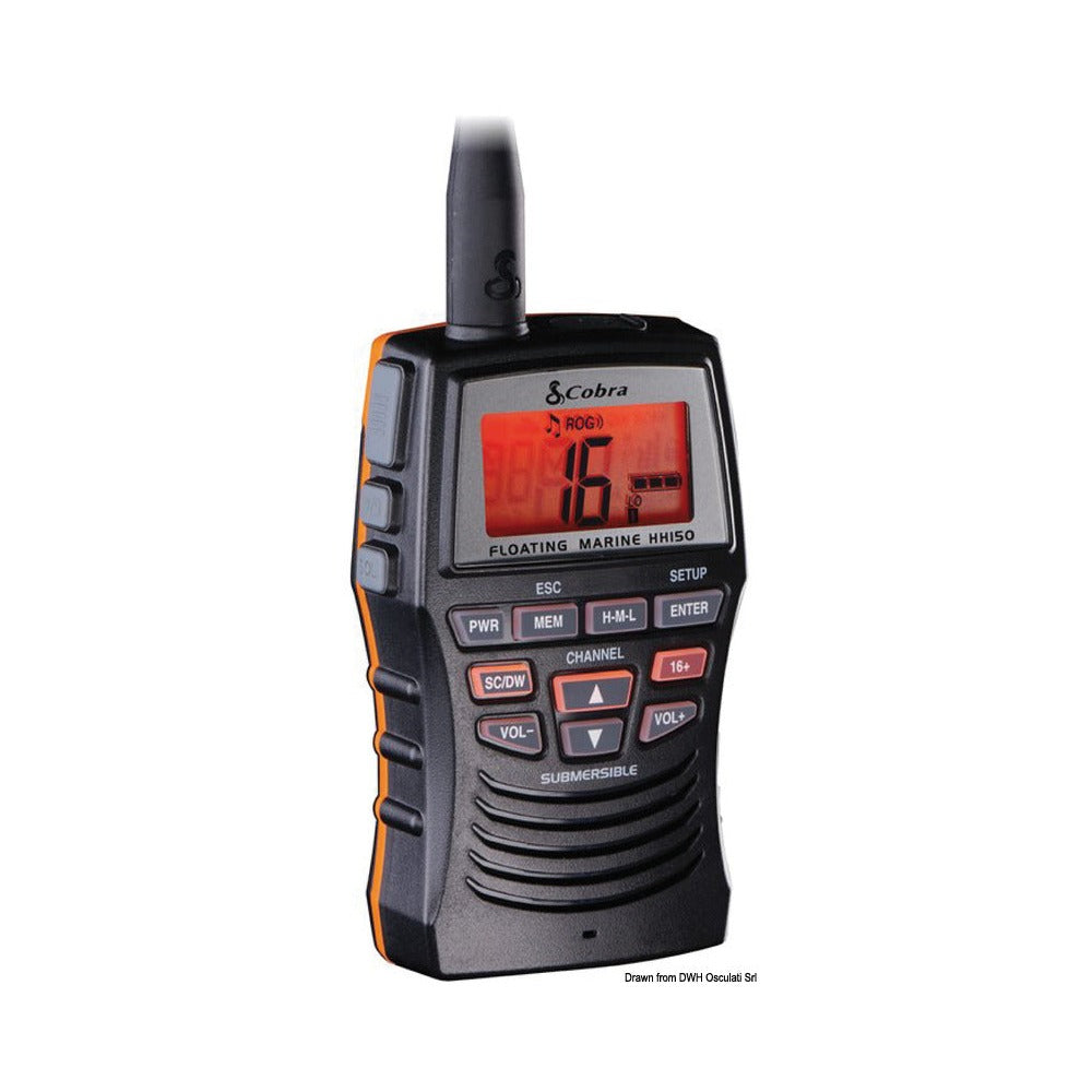 COBRA MARINE MR HH150FLTE portable VHF