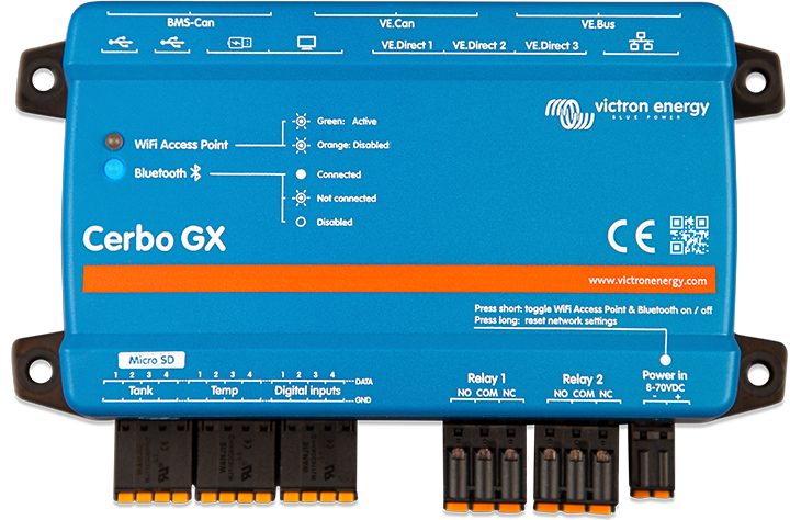 Cerbo GX kommunikationscentral
