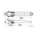 Bow roller with fairlead