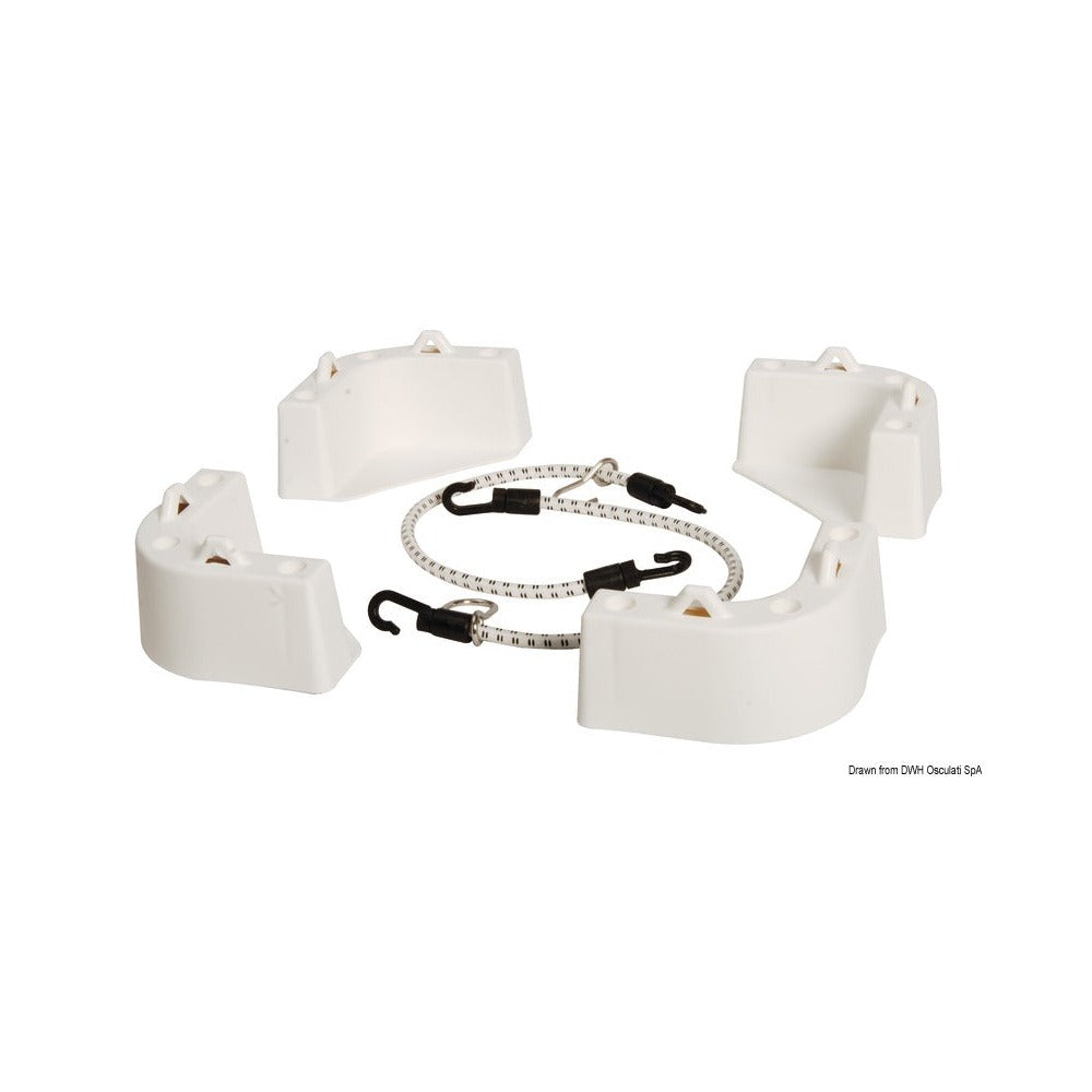 Universal fixing system for iceboxes