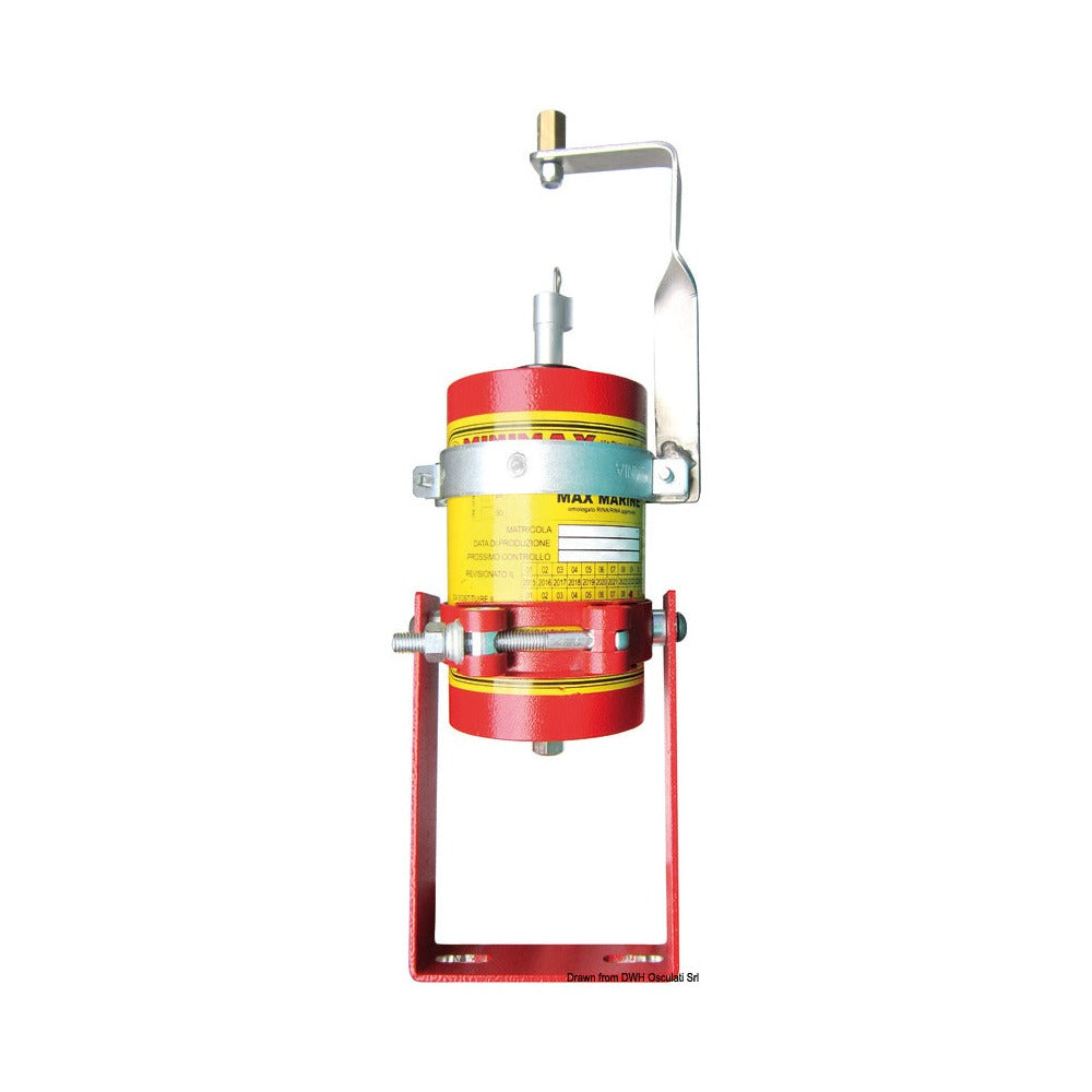 Aerosol fire suppression system, RINA type-tested