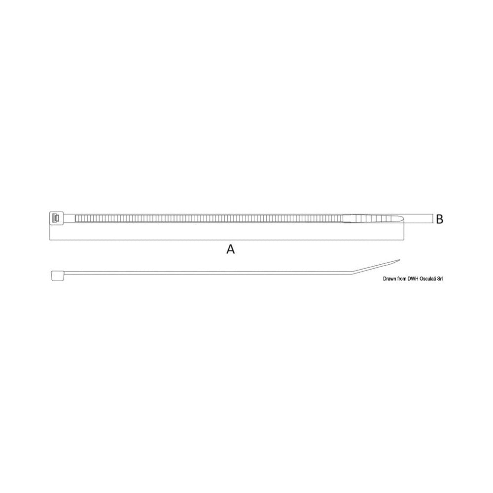 High temperature resistant cable tie