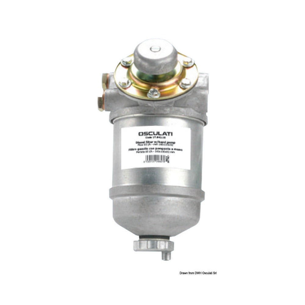 Purifying filter for diesel fuel