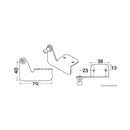 Fastening plates, angle emossed version