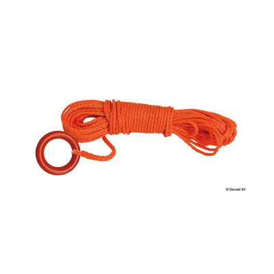 Floating levilene rope with emergency ring