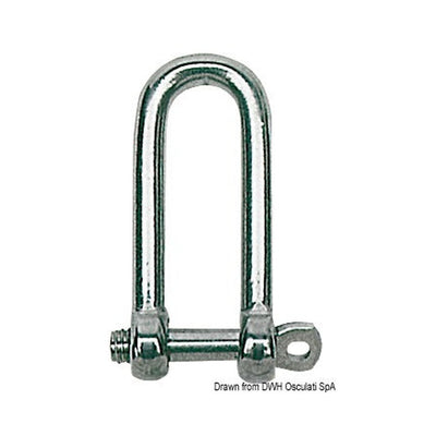Long 'D' shackles