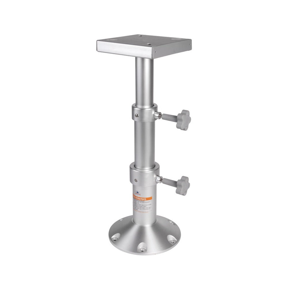 Tri-telescopic aluminium table pedestal