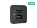 Double USB-A + USB-C SCANSTRUT Tile
