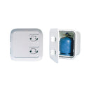 Plastic locker suitable for housing gas bottles (i