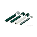 Rubbing strake made of rigid durable plastic, fitt