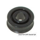Delrin sheave - 28 mm