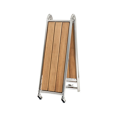 Mirror polished stainless steel foldable gangways
