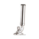 Chromed brass adjustable fishing rod holder