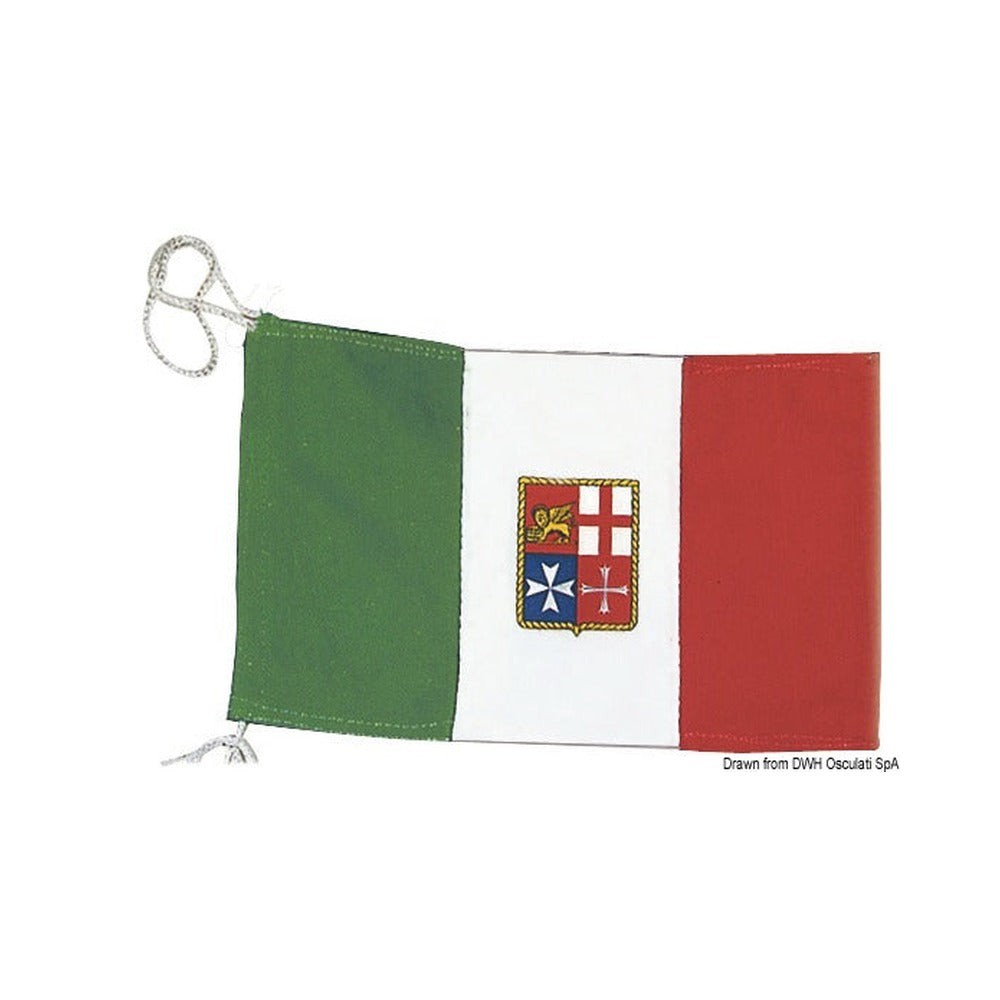 Italian ensign made of heavy polyester