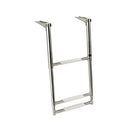 Telescopic ladder for gangplank