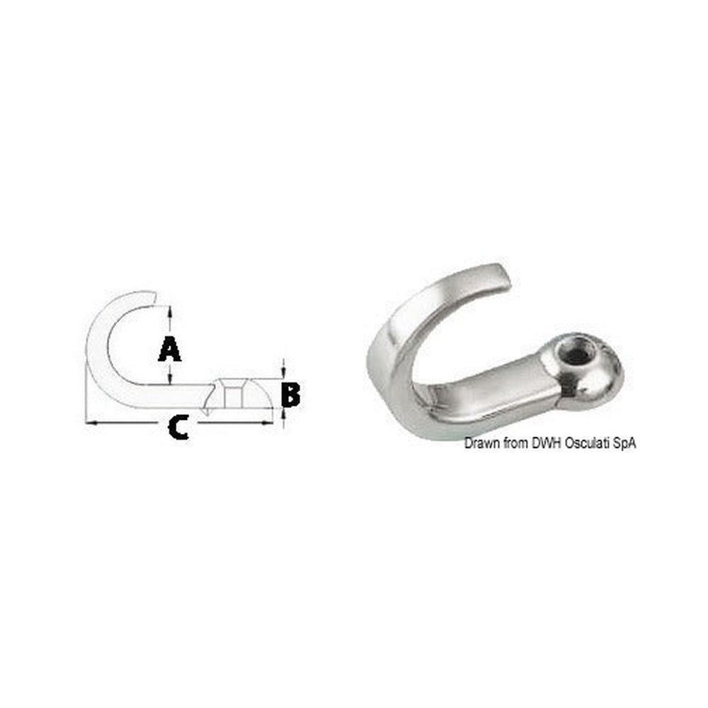 Single-screw hook
