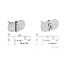 Hinges with studs