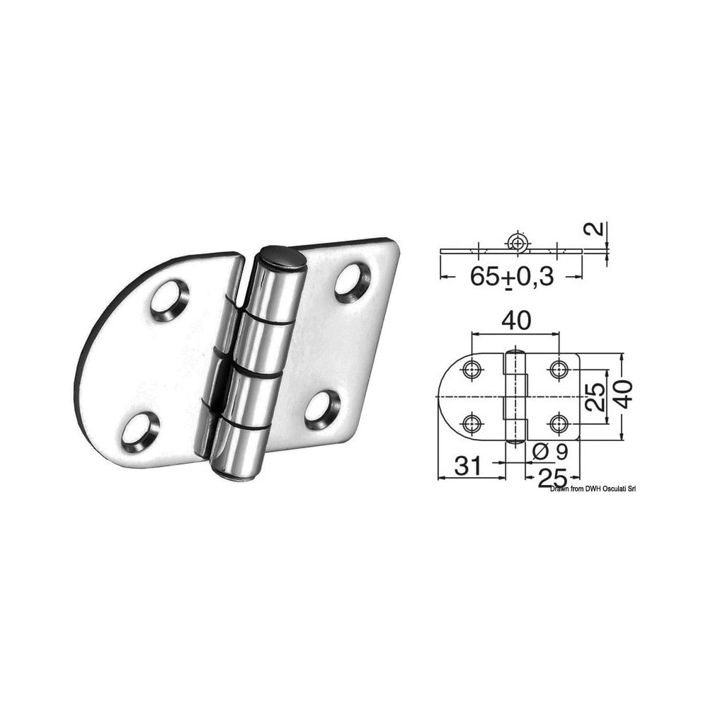 Hinges 2 mm thickness