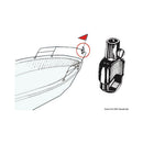 Flagstaff socket, pushpit or handrail mounting