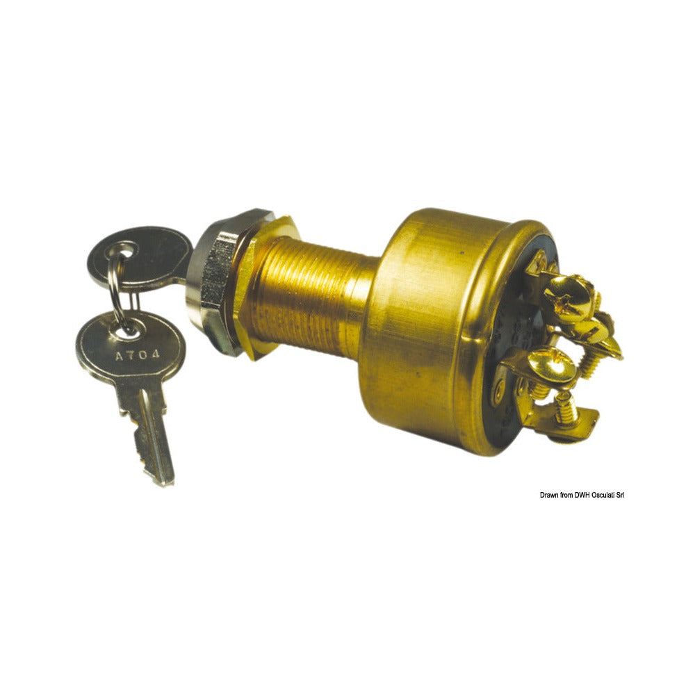 Watertight ignition key