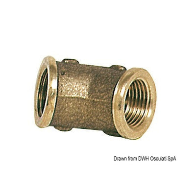 Brass elbows 45° female/female