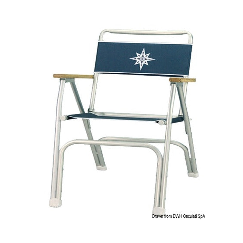 Anodized aluminium folding chair