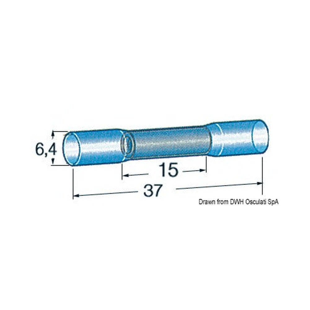 Pre-insulated heat-shrinkable tube for sealing joi