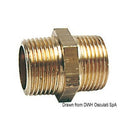 Double brass nipples