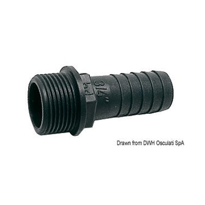 Polypropylene hose adaptors
