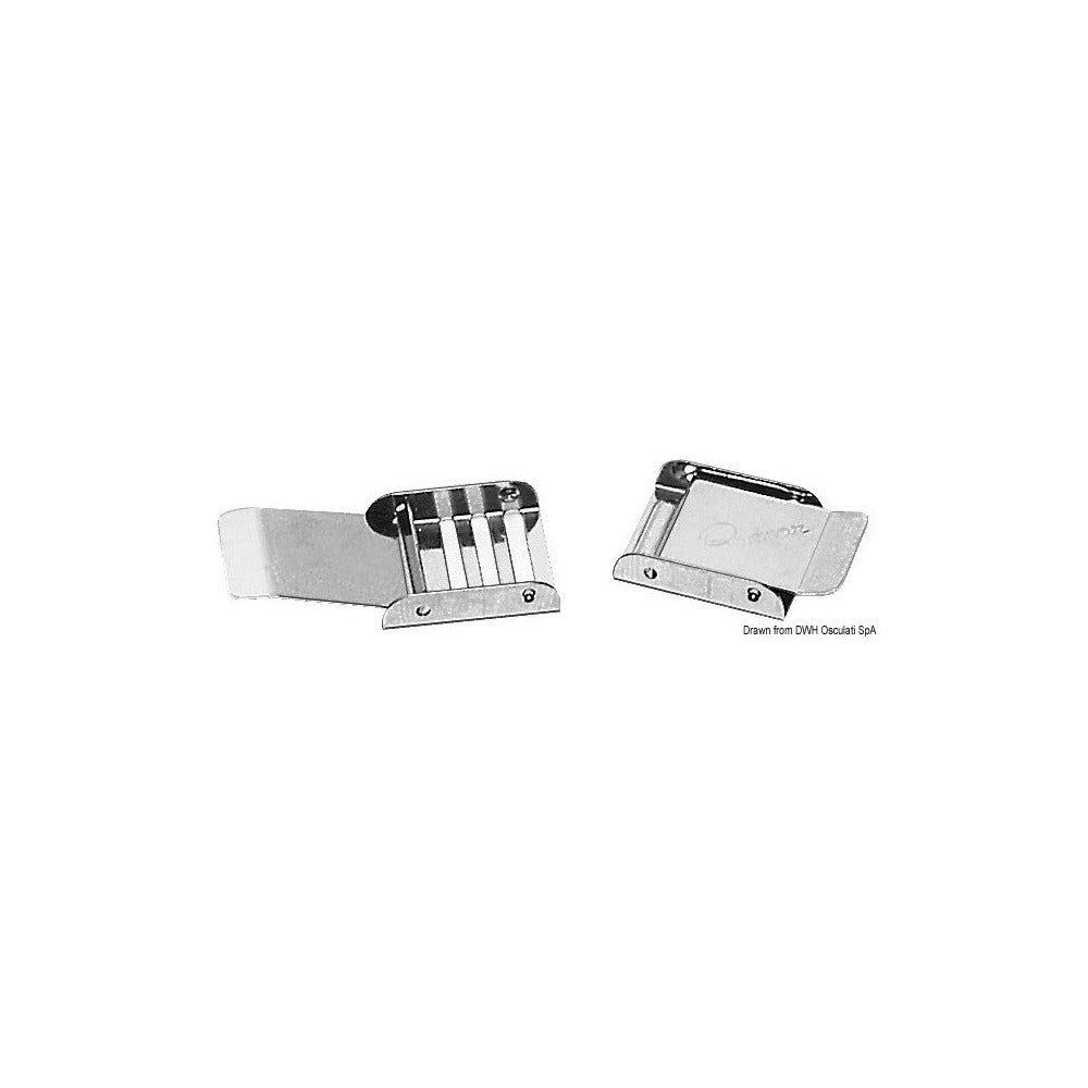 Adjustable stainless steel buckle