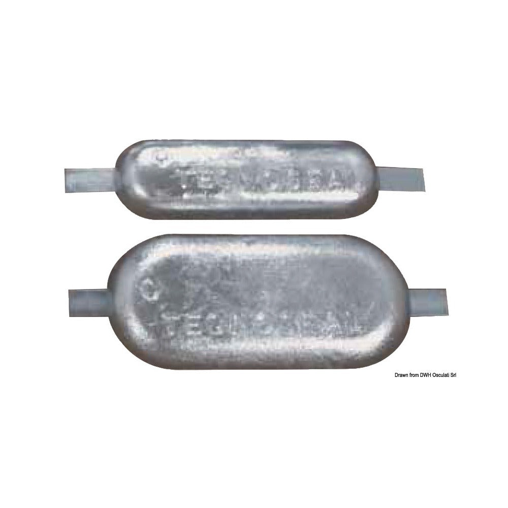 Rectangular anodes with insert