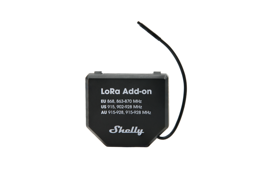Shelly LoRa Add-on -pitkän kantaman yhteys Gen3/Gen4-releille