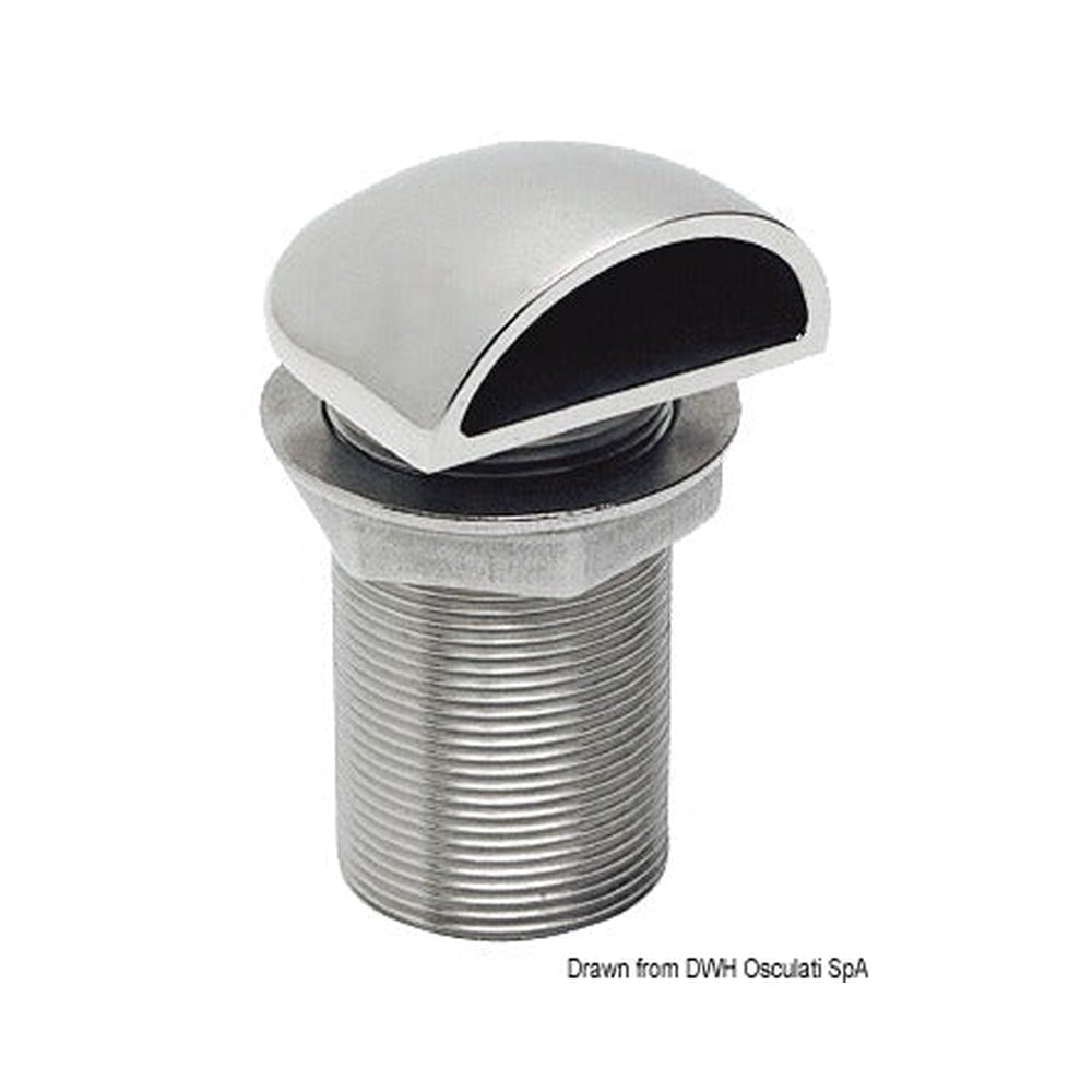 Stainless steel faired scupper vent
