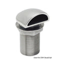 Stainless steel faired scupper vent
