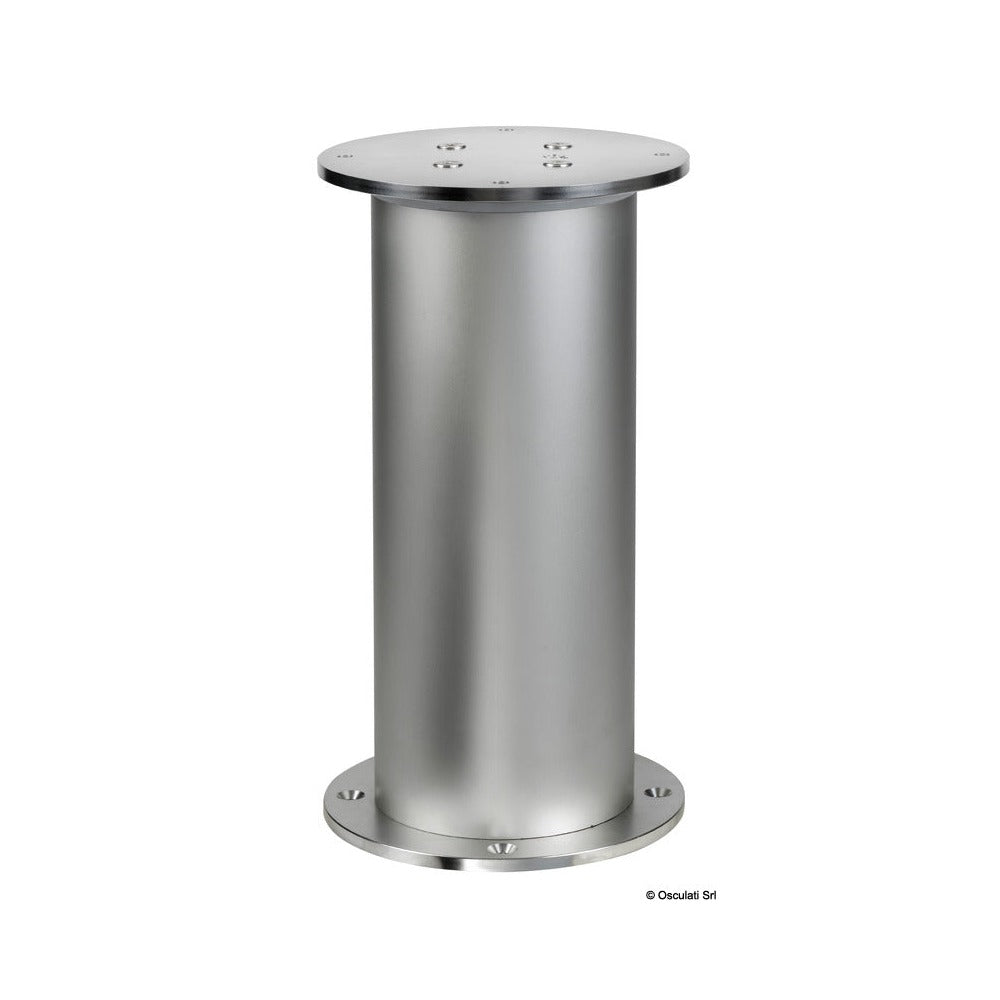 Dudge 77 electric round aluminium table pedestal