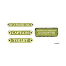 OLD MARINA plate for onboard rooms