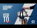Lifting harness for outboard engines