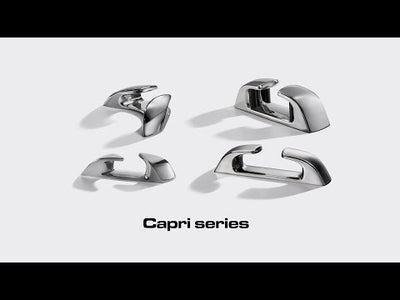 Rak rullföring av rostfritt stål, Capri-serien
