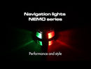 Nemo LED navigeringsljus för infällt montage