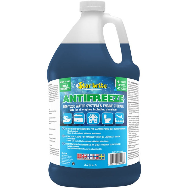 Star brite giftfri frostvæske −73 °C, grønn, 3,78 l